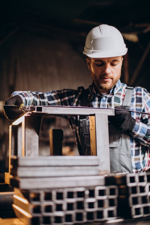 workman-wearing-har-hat-with-measuring-ruler-factory